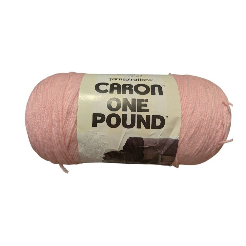 Caron One Pound Yarn Soft Pink 16oz 812 Yds Medium 4 Acrylic Skein Yarnspiration